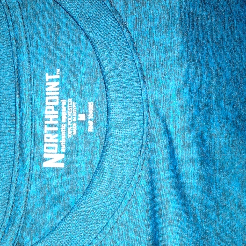 Blue Northpoint active shirt